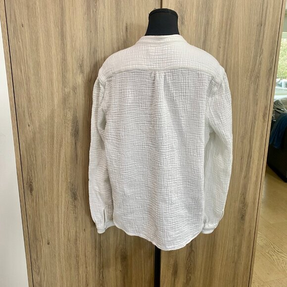 Rag & Bone Henley Waffle-Knit Crewneck - Picture 8 of 11